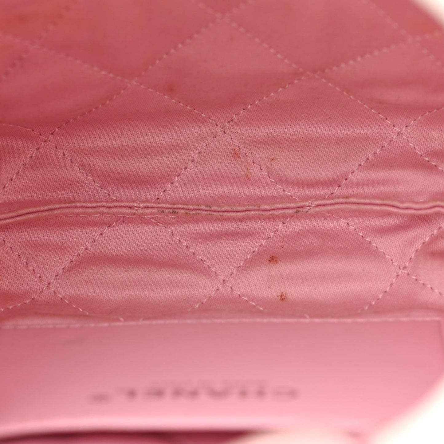 Patent Gradient Calfskin Quilted Mini Chanel 22 White Light Pink