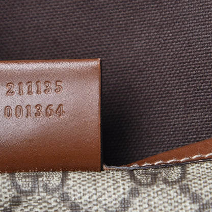 Gucci GG Plus Monogram Small Signature Web Loop Vertical Tote Light Brown 7 of 16