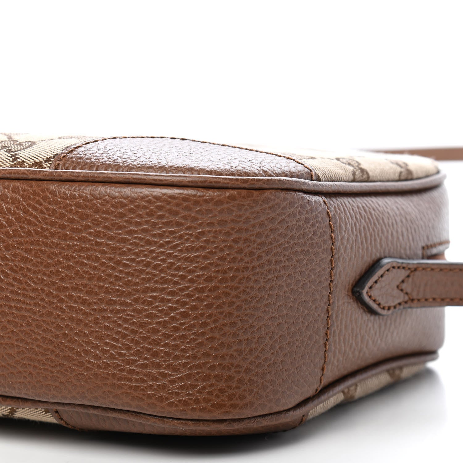 Gucci Monogram Mini Bree Messenger Bag Beige Tabacco 9 of 9
