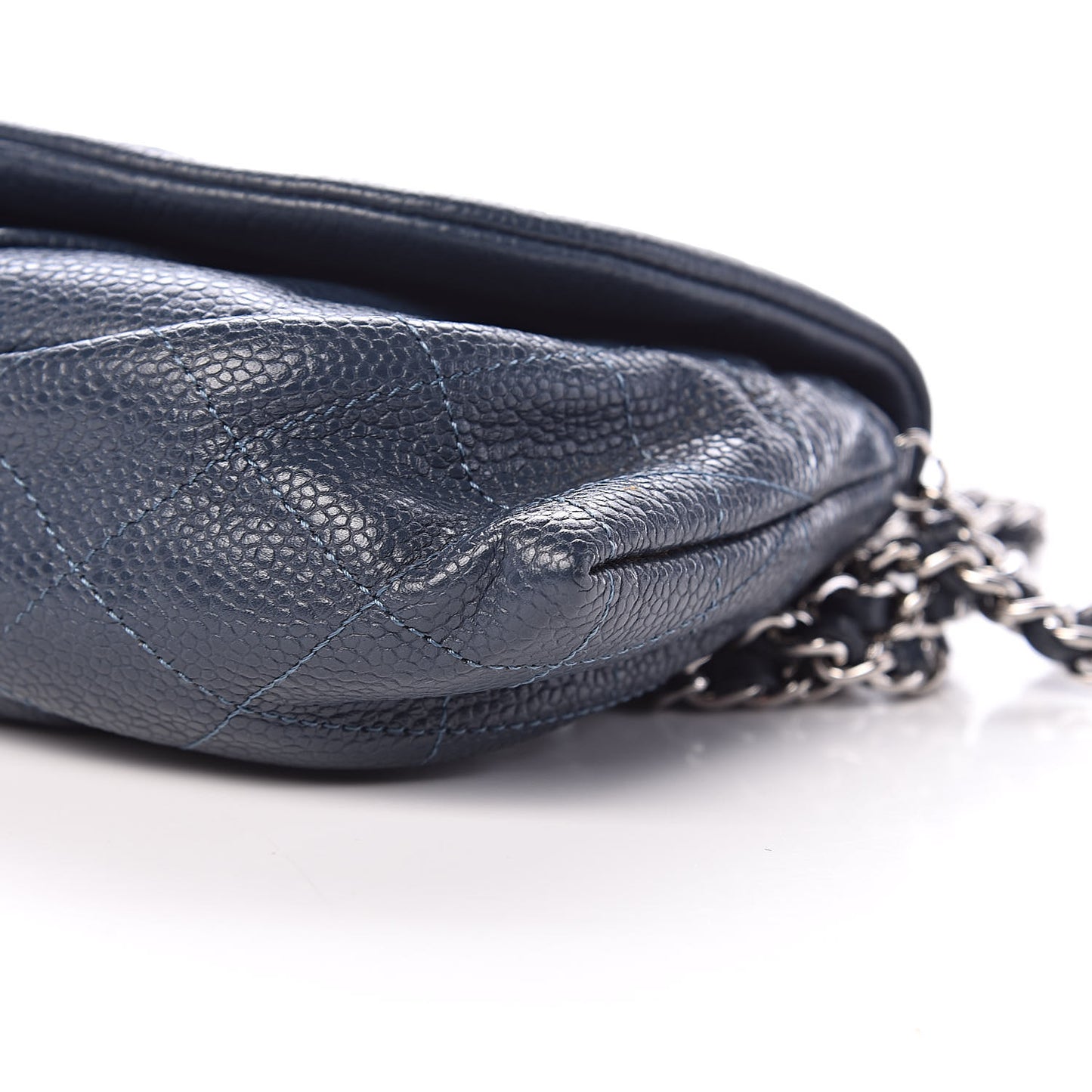 Caviar Half Moon Wallet On Chain WOC Blue