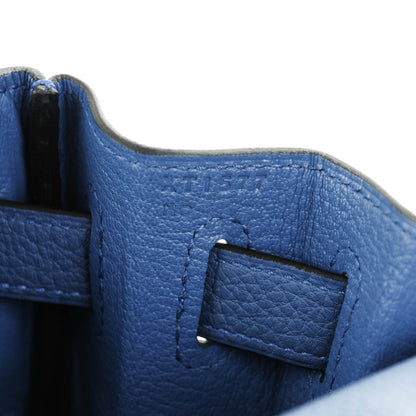 Hermes Togo Kelly Retourne 28 Bleu Agate 10 of 22