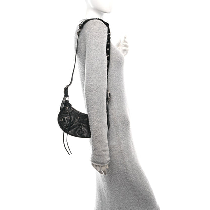 Balenciaga Agneau Arena Le Cagole Shoulder Bag XS Black 2 of 13