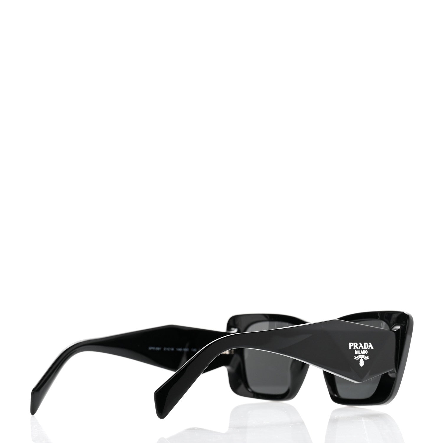 Prada Acetate Symbole Sunglasses SPR 08Y Black 3 of 6