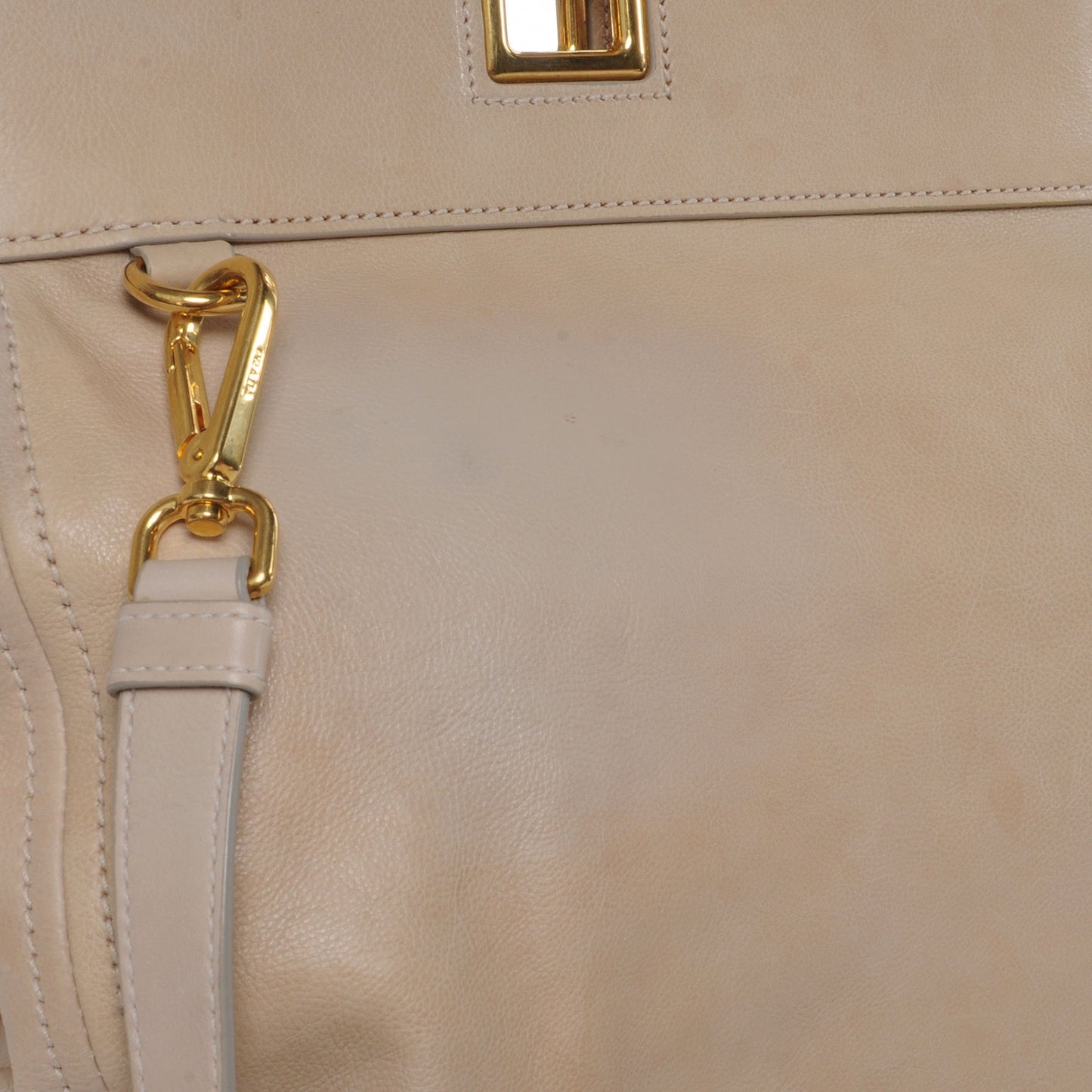 Glace Calf Frame Satchel Quarzo