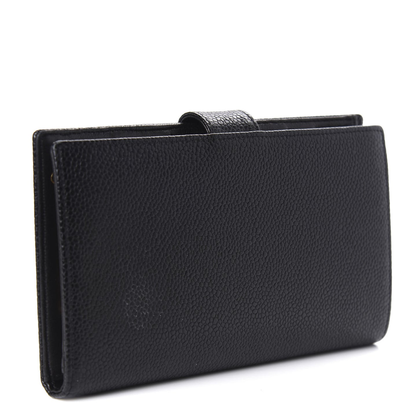 Caviar Timeless CC French Wallet Black