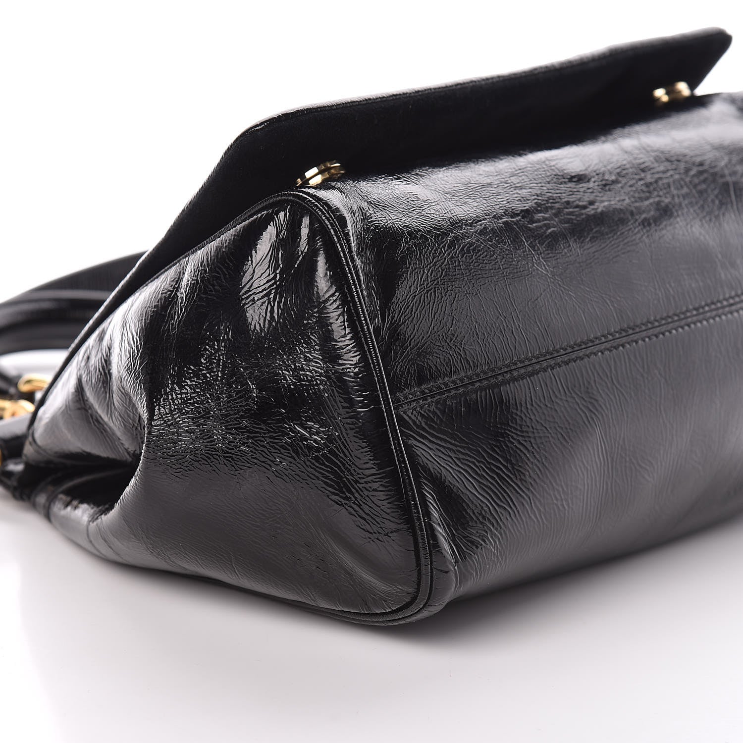 Dolce & Gabbana Patent Medium Miss Sicily Tote Black 7 of 9