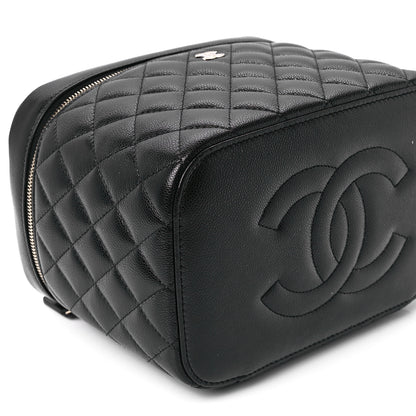 Chanel Caviar Quilted Large Vanity Pouch Black 11 of 13