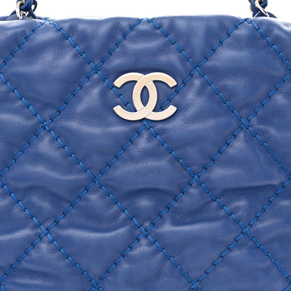 Chanel Calfskin Love Me Tender Small Tote Blue 10 of 14