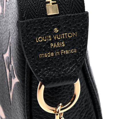 Louis Vuitton Empreinte Monogram Giant Mini Pochette Accessories Black 4 of 5