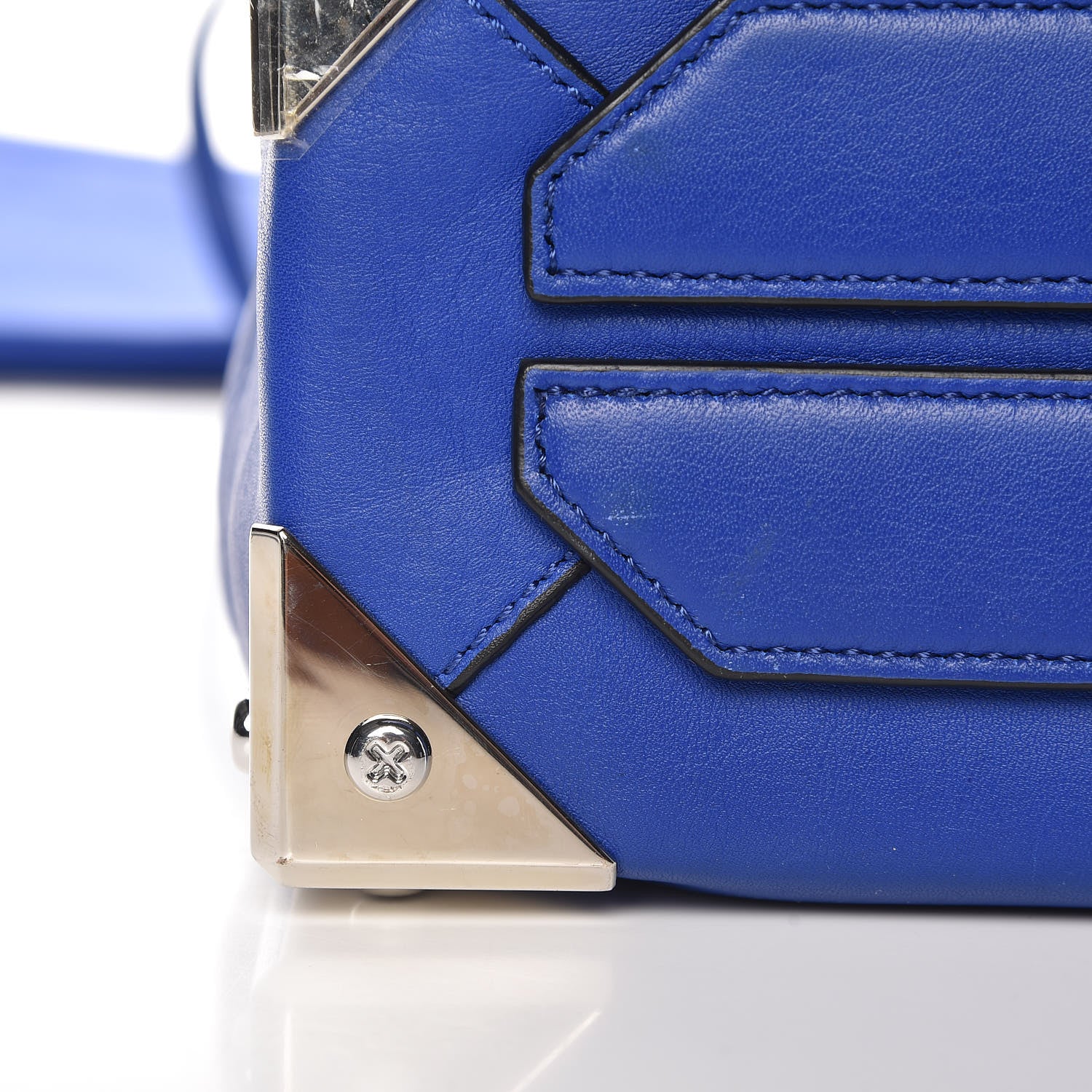 Alexander Wang Pebbled Calfskin Prisma Skeletal Tote Azure 11 of 16