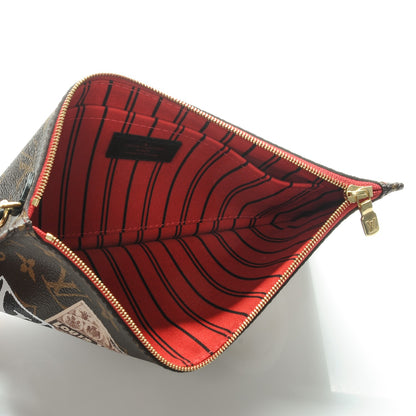 Louis Vuitton Monogram World Tour Neverfull MM GM Pochette 5 of 7
