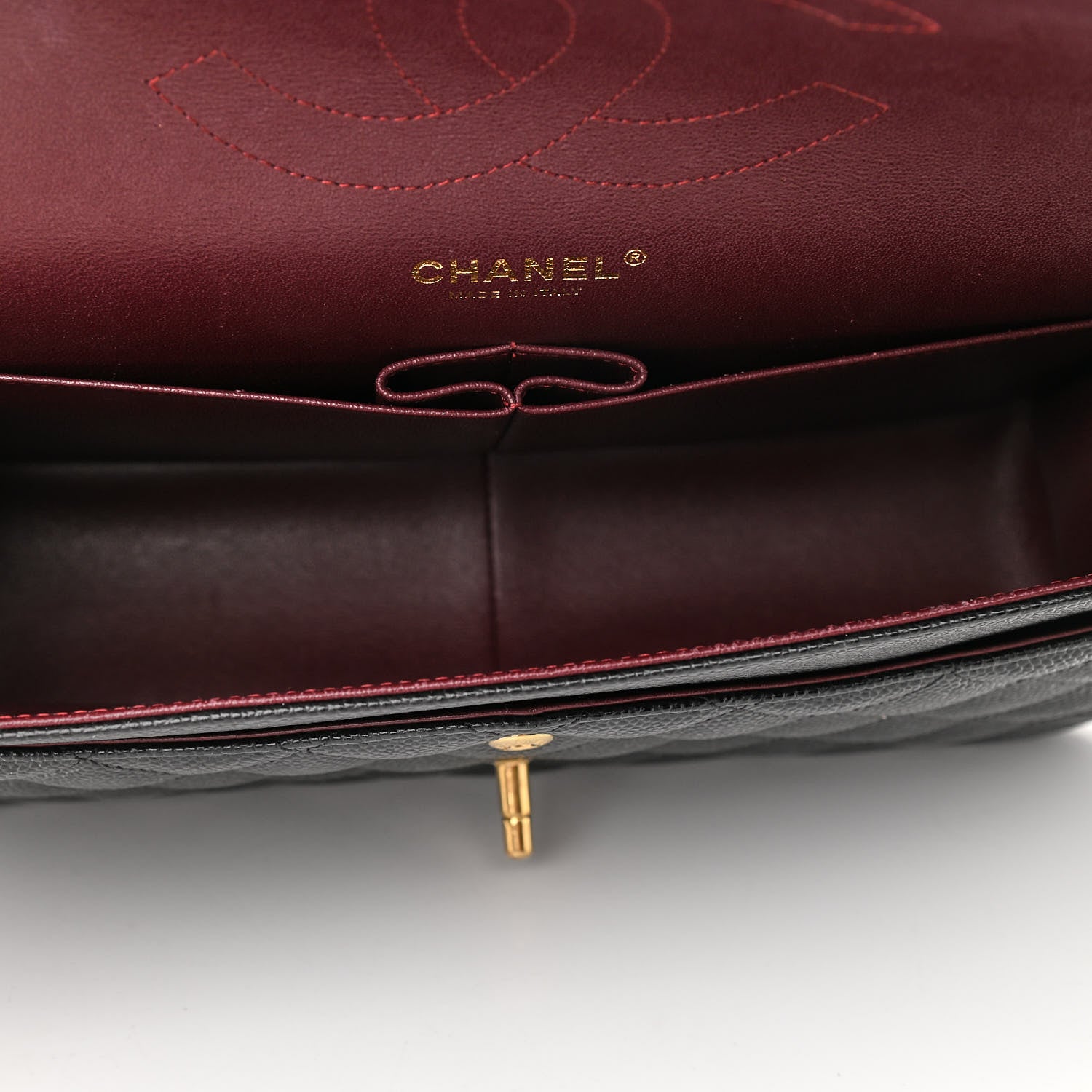 Chanel Caviar Quilted Jumbo Double Flap Black 5 of 11