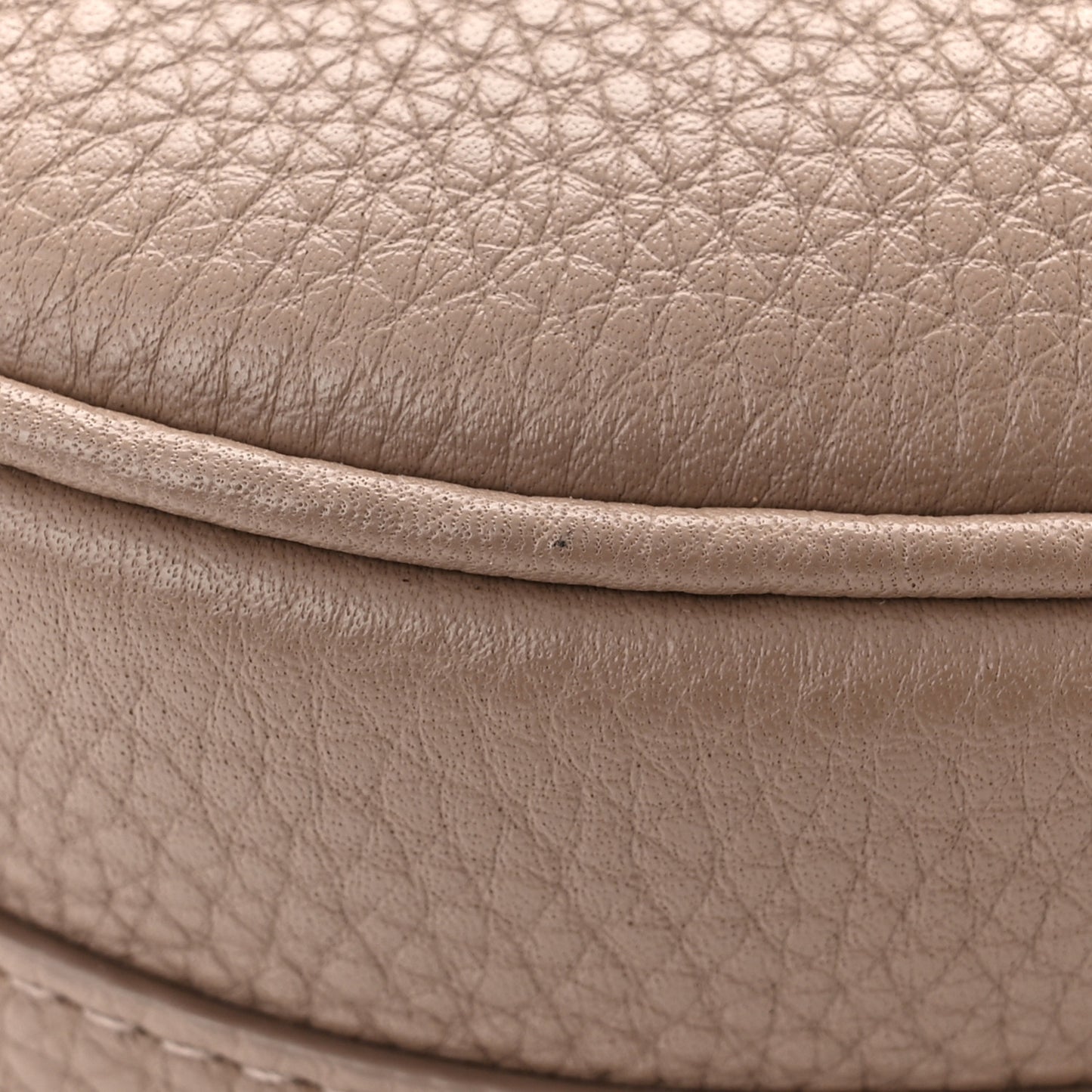 Grained Calfskin Medium Bobby Flap Warm Taupe