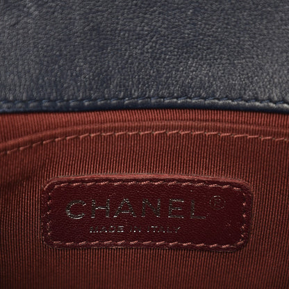 Chanel Velvet Quilted Small Boy Flap Navy 6 of 9