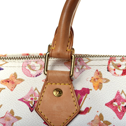 Louis Vuitton Watercolor Aquarelle Speedy 35 White 17 of 19