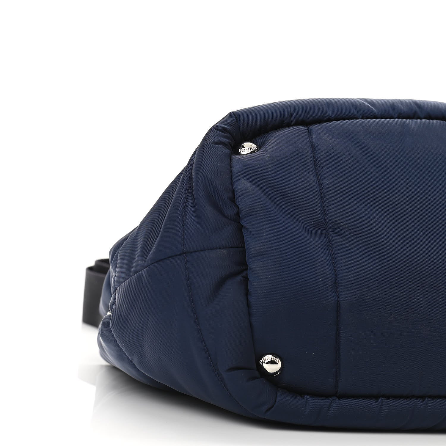 Prada Tessuto Nylon Bomber Tote Baltico 8 of 9