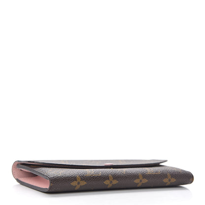 Louis Vuitton Monogram Emilie Wallet Rose Ballerine 4 of 9