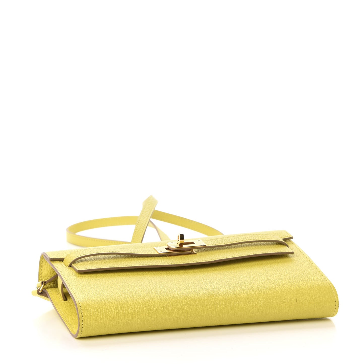 Chevre Mysore Kelly Wallet To Go Lime