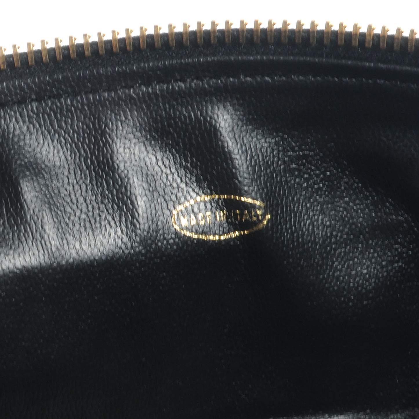 Lambskin Vanity Cosmetic Bag Black