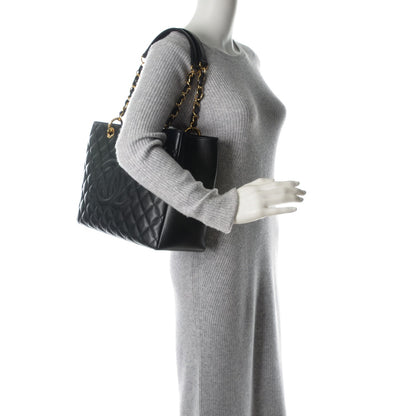 Chanel Caviar Quilted Grand Shopping Tote GST Black 2 of 7