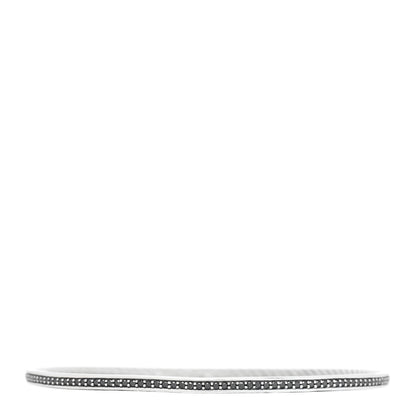 David Yurman Sterling Silver Black Diamond Cable Bangle Bracelet 2 of 3
