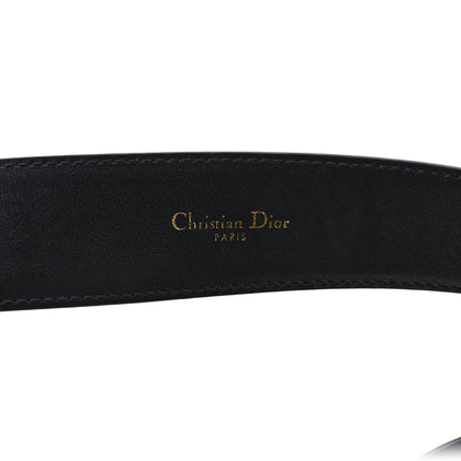 Christian Dior Calfskin Bobby CD Belt 85 90/36 Black 3 of 4
