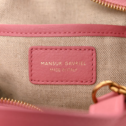 Mansur Gavriel Calfskin Mini Tulipano Bag Peony 6 of 9