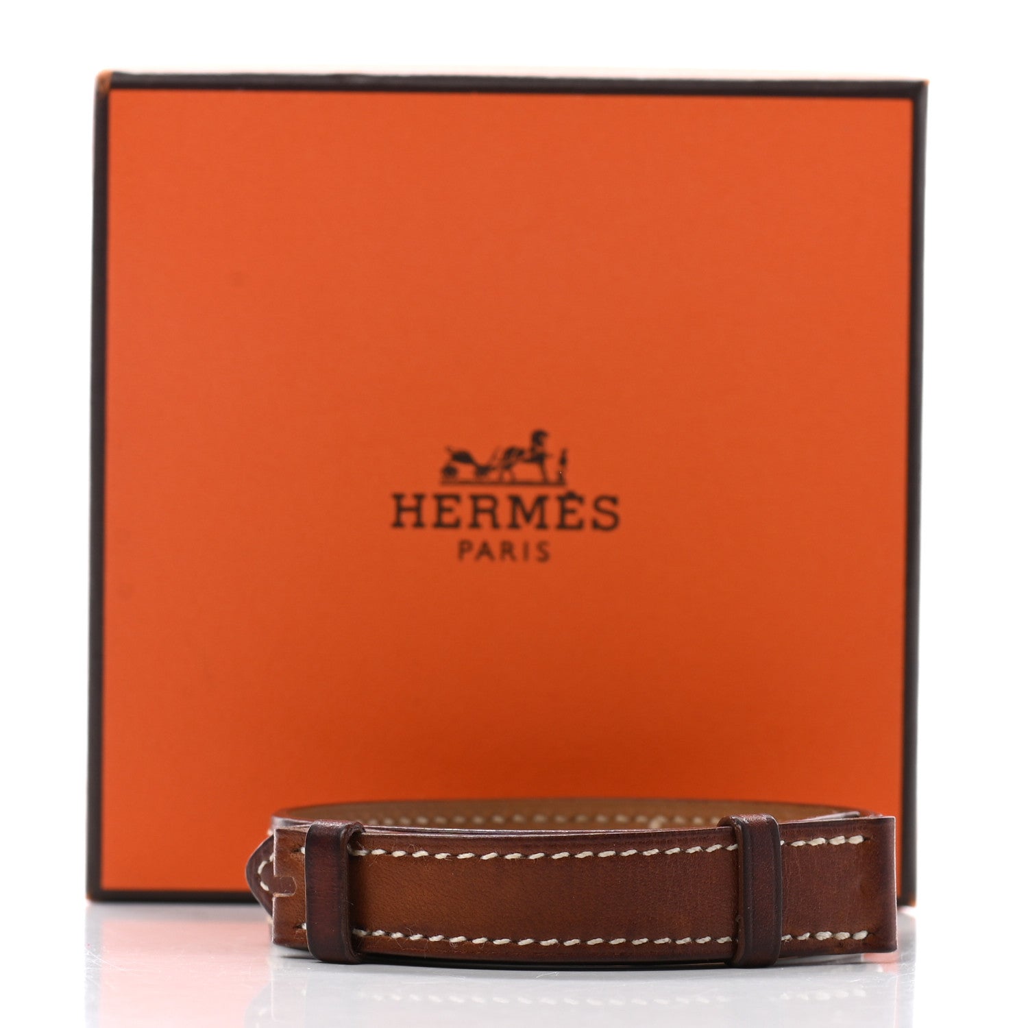 Hermes Barenia 16mm Medor Double Tour Watch Strap Fauve 4 of 4