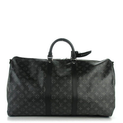 Louis Vuitton Monogram Eclipse Keepall Bandouliere 55 1 of 8