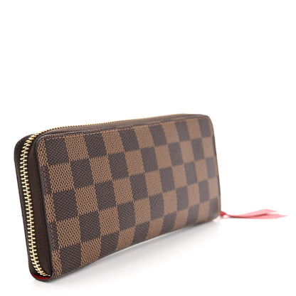 Louis Vuitton Damier Ebene Clemence Wallet Cherry 3 of 8
