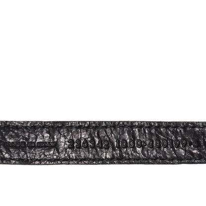 Balenciaga Agneau Arena Classic Hardware Triple Tour Bracelet S Black 5 of 6