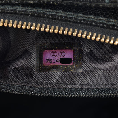 Chanel Caviar Square Stitched Shoulder Bag Black 7 of 7