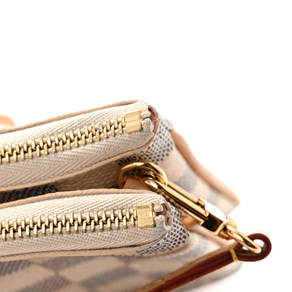 Louis Vuitton Damier Azur Double Zip Pochette 11 of 14