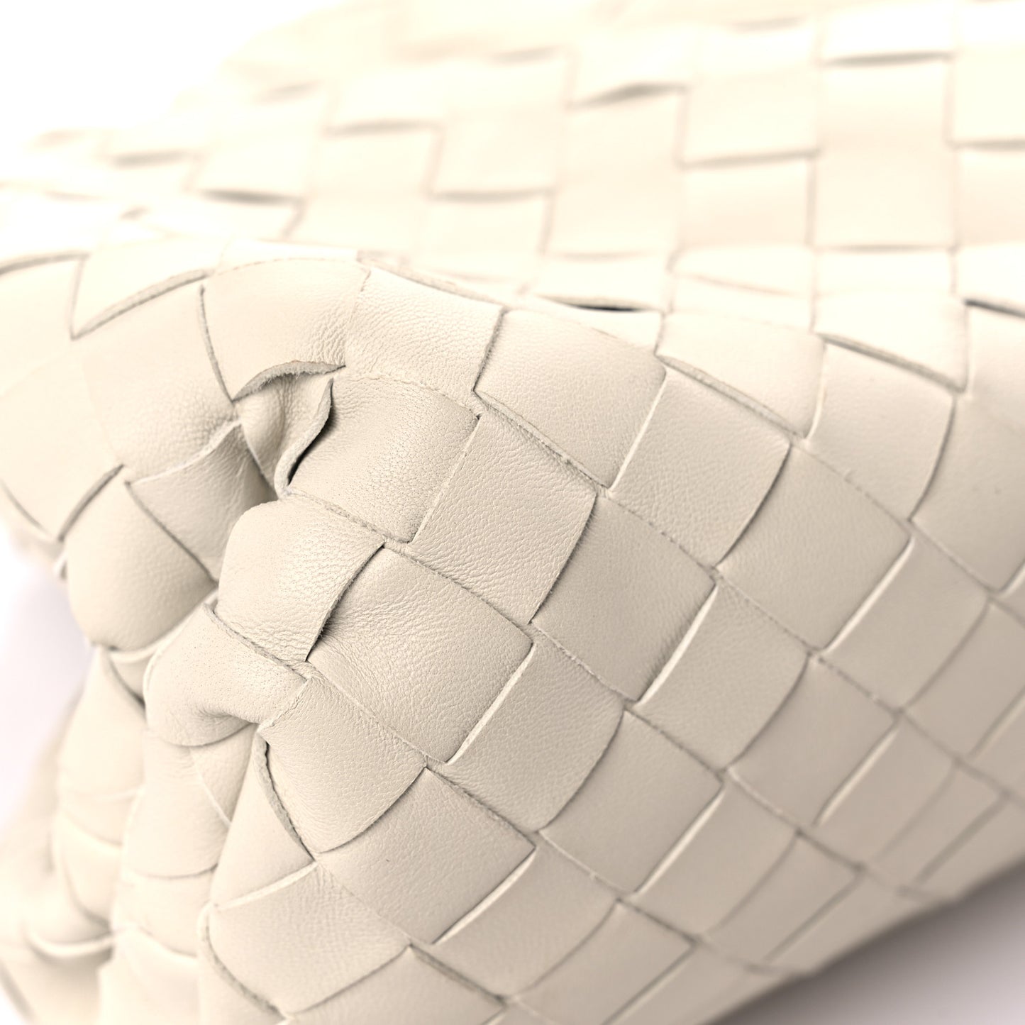 Nappa Maxi Intreccio The Pouch Oversized Clutch Plaster