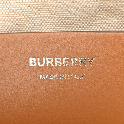 Burberry Raffia Calfskin Medium Freya Tote Natural 6 of 10