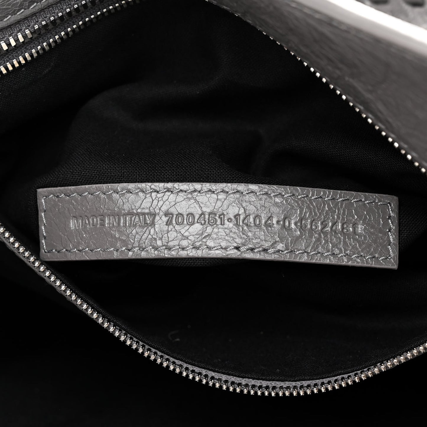 Agneau Arena Neo Cagole City Handbag Dark Grey