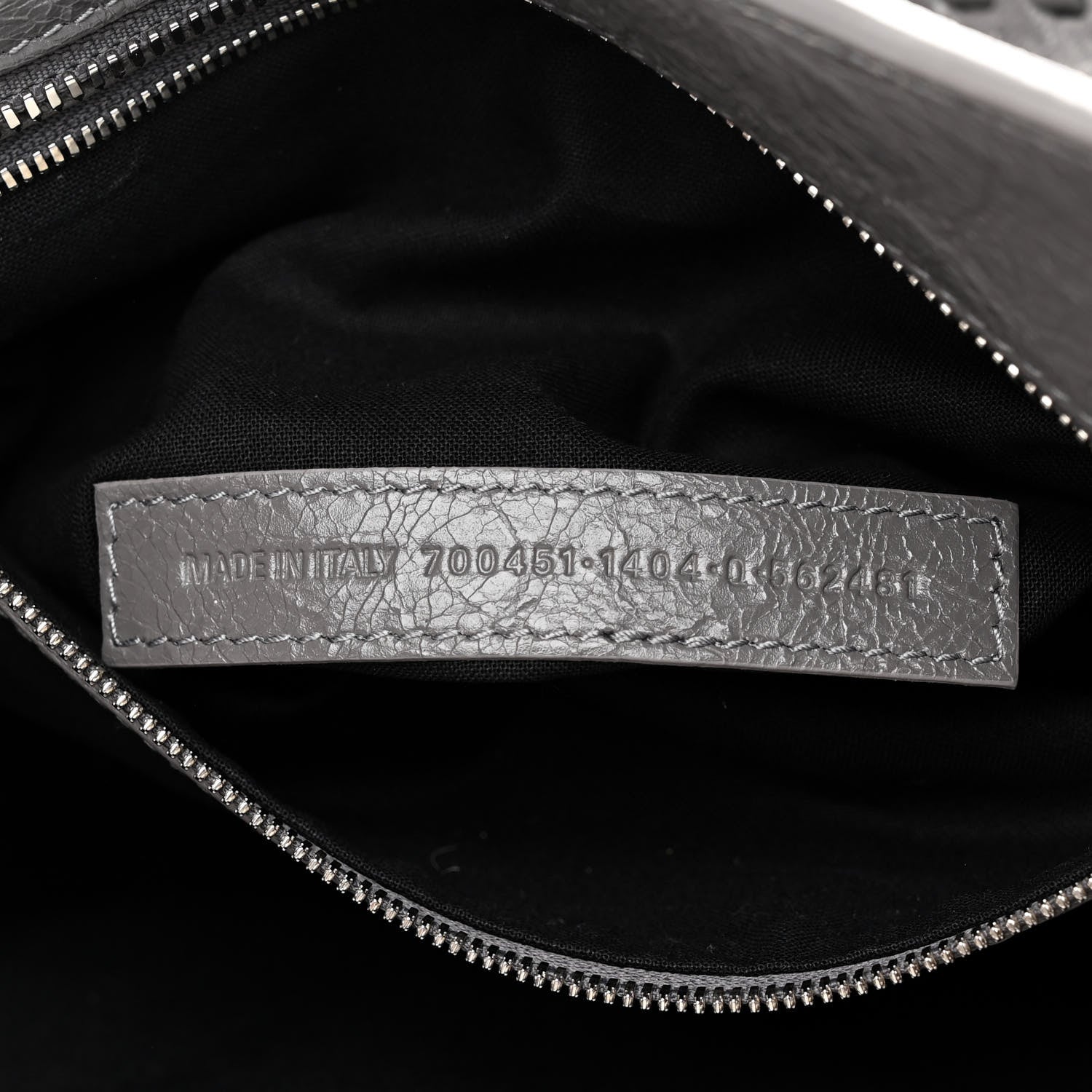 Balenciaga Agneau Arena Neo Cagole City Handbag Dark Grey 7 of 12