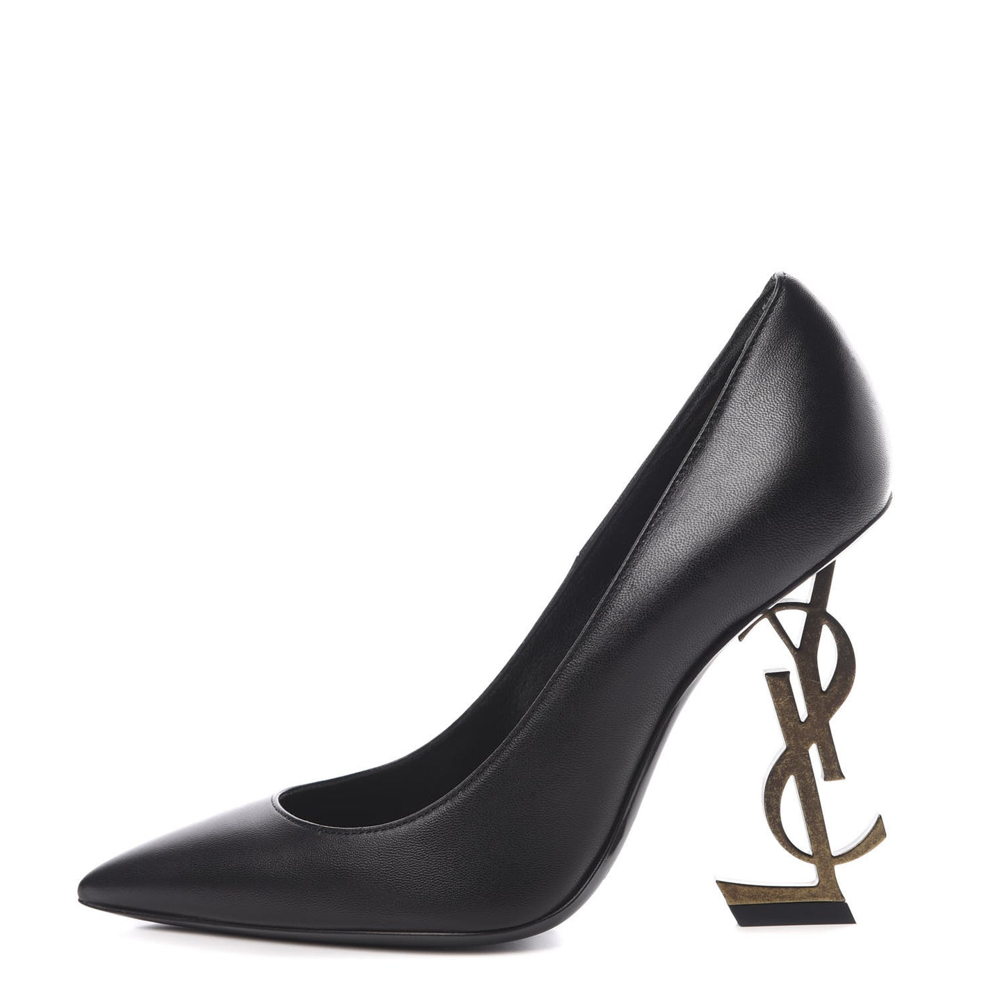 Calfskin Opyum 100 Pumps 35 Black Gold