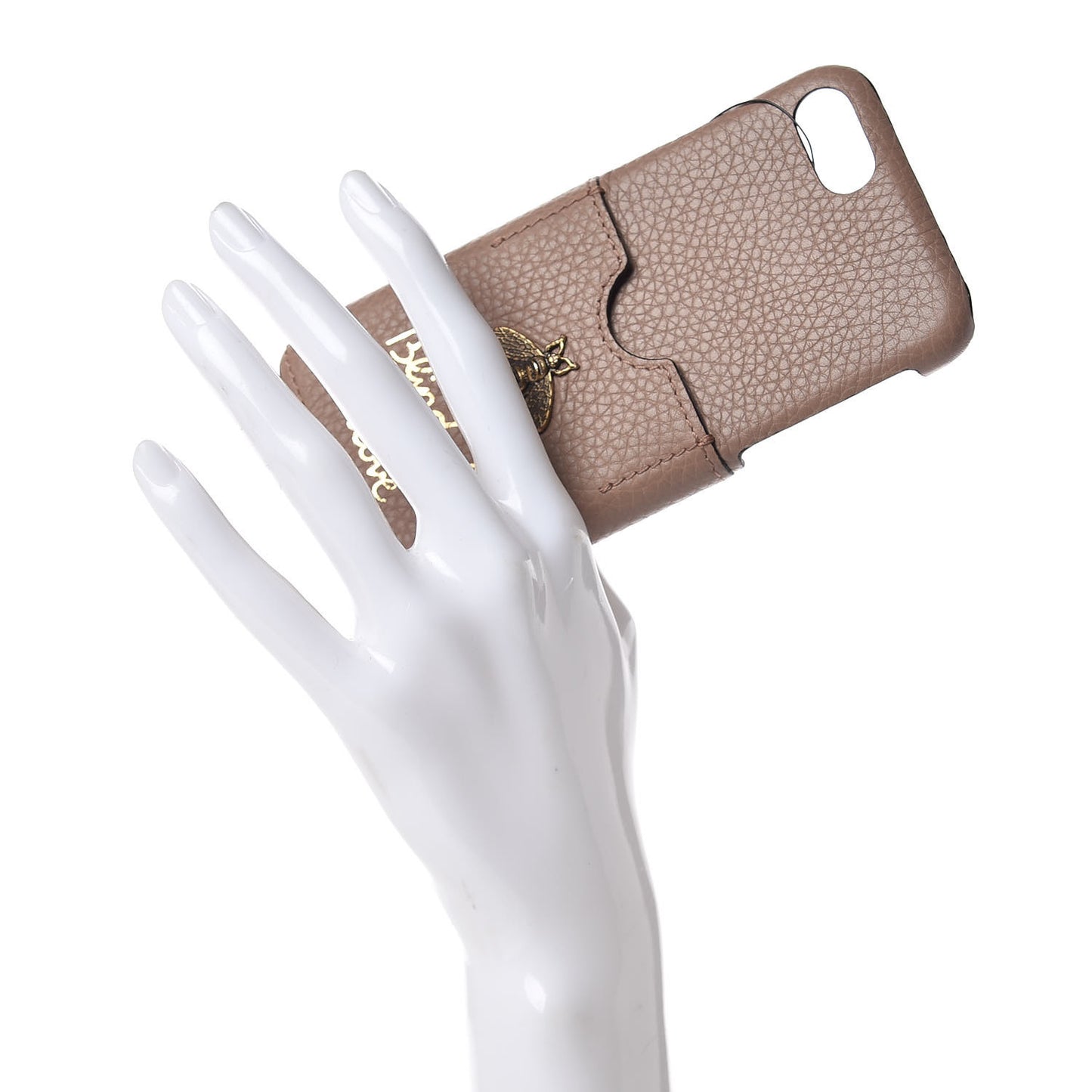 Calfskin Blind For Love iPhone 7 Case Taupe