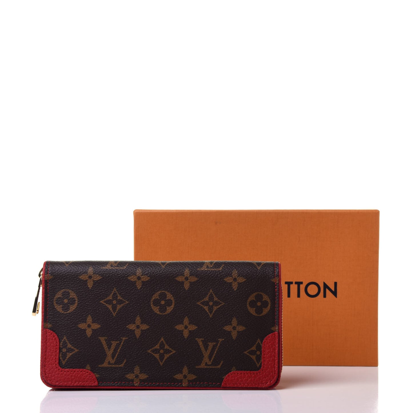 Monogram Retiro Zippy Wallet Cherry