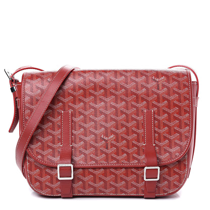 Goyard Goyardine Belvedere MM Messenger Bag Red 1 of 17