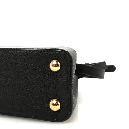 Louis Vuitton Taurillon Capucines BB Black 9 of 9