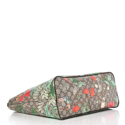 Gucci Soft GG Supreme Monogram Tian Medium Crossbody Tote Beige Multicolor New Acero 4 of 7