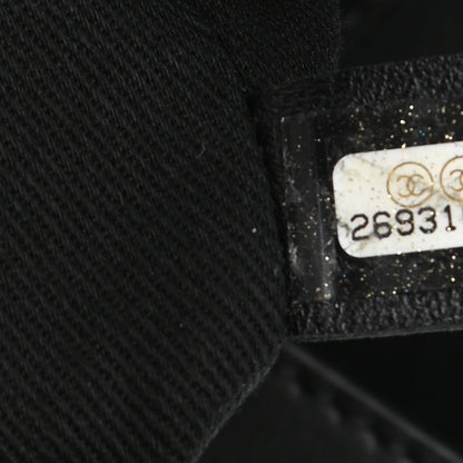 Chanel Shearling Large Deauville Tote Black 7 of 9
