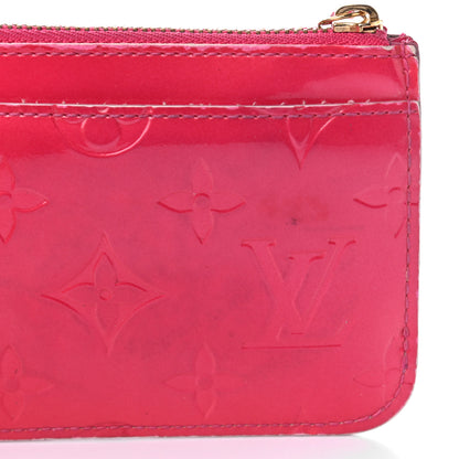 Louis Vuitton Vernis Key Pouch Rose Pop 9 of 9