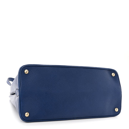 Prada Saffiano Cuir Open Promenade Tote Bluette 4 of 11