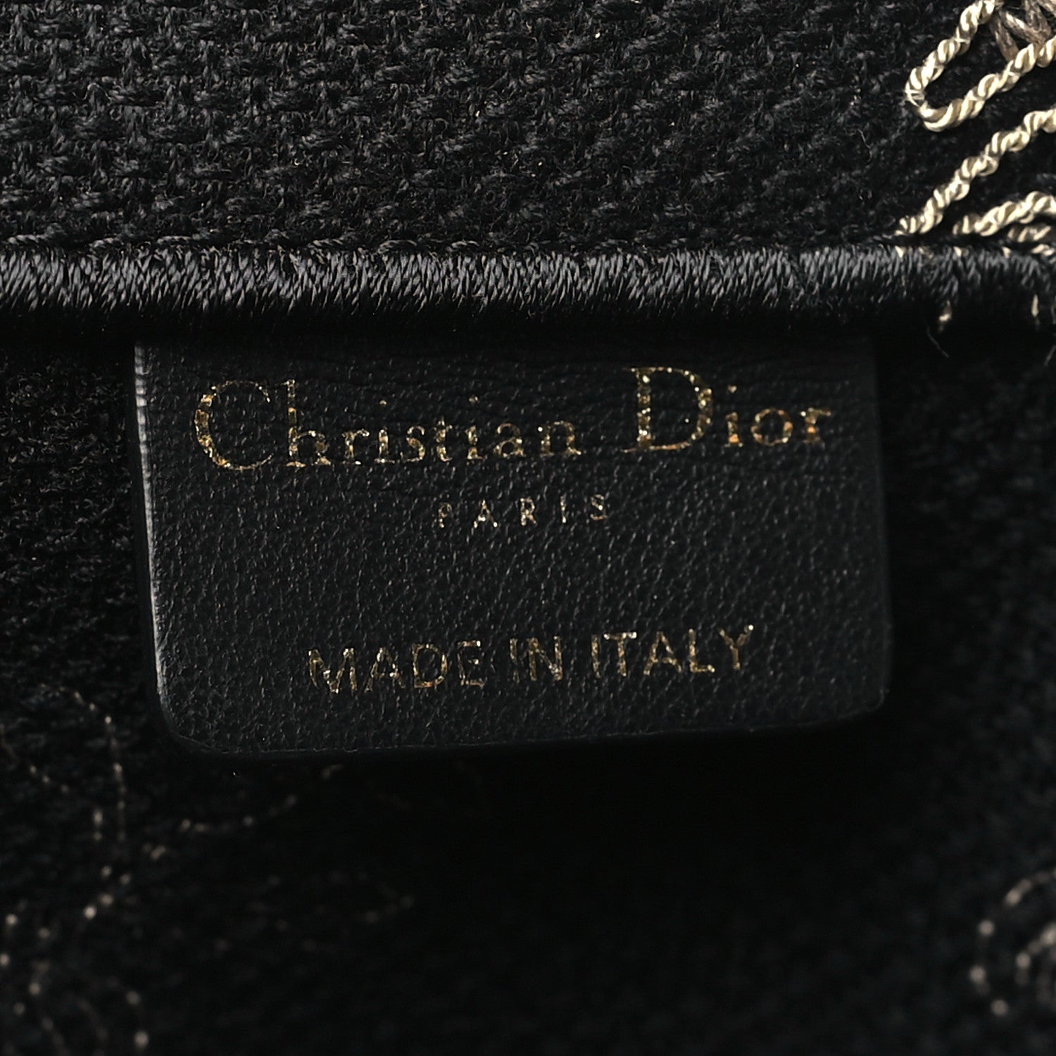 Christian Dior Canvas Embroidered Large Ornamental Cornely Book Tote Black Beige 7 of 13