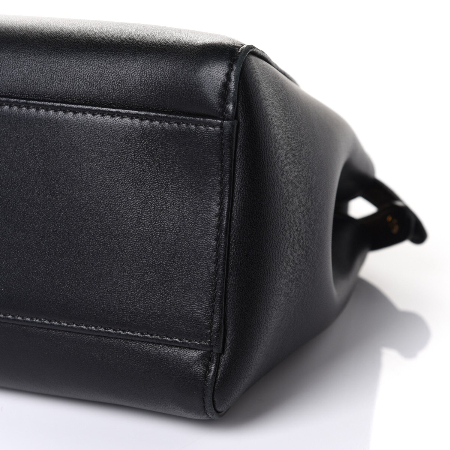 Fendi Nappa Mini Peekaboo Iconic Satchel Black 10 of 10