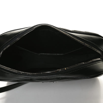 Saint Laurent Calfskin Matelasse Monogram Lou Camera Bag Black 5 of 13