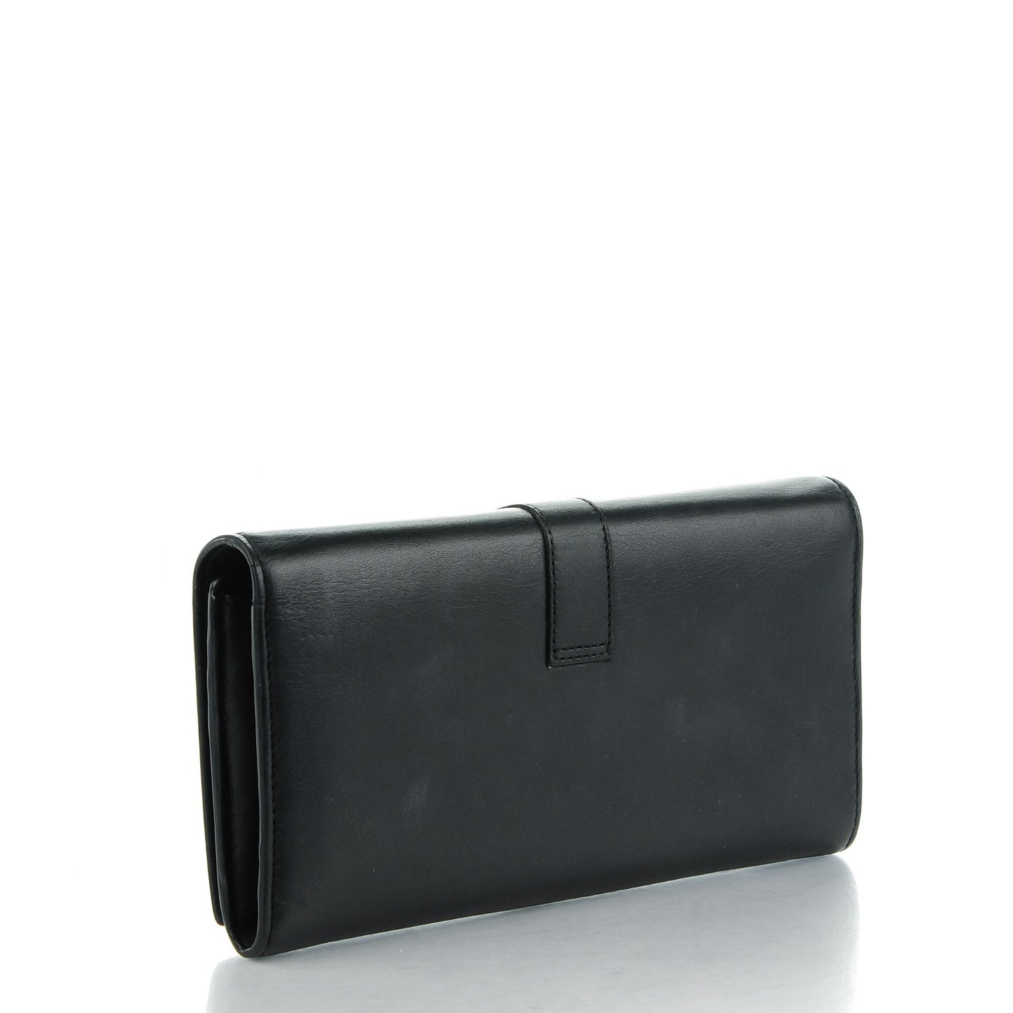 Calfskin Classic Y Ligne Wallet Black